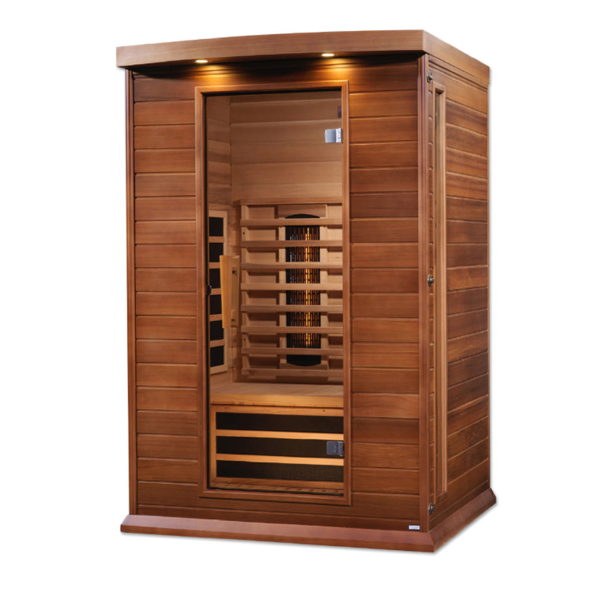 Golden Designs Maxxus 2-Person Full Spectrum Near Zero EMF FAR Infrared Sauna With Canadian Red Cedar
