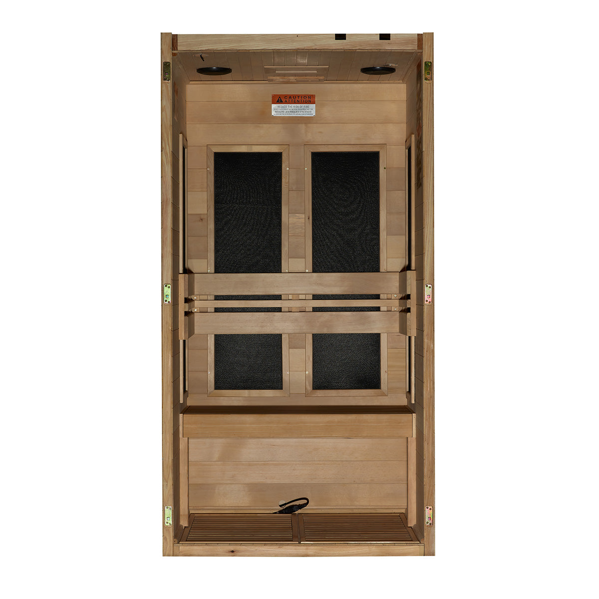 Golden Designs Maxxus S-Line Yoga 1-Person Low EMF FAR Infrared Sauna