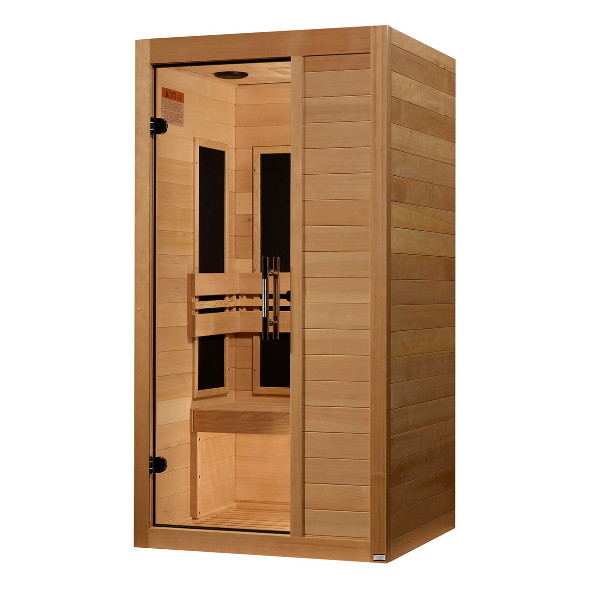 Golden Designs Maxxus S-Line Yoga 1-Person Low EMF FAR Infrared Sauna