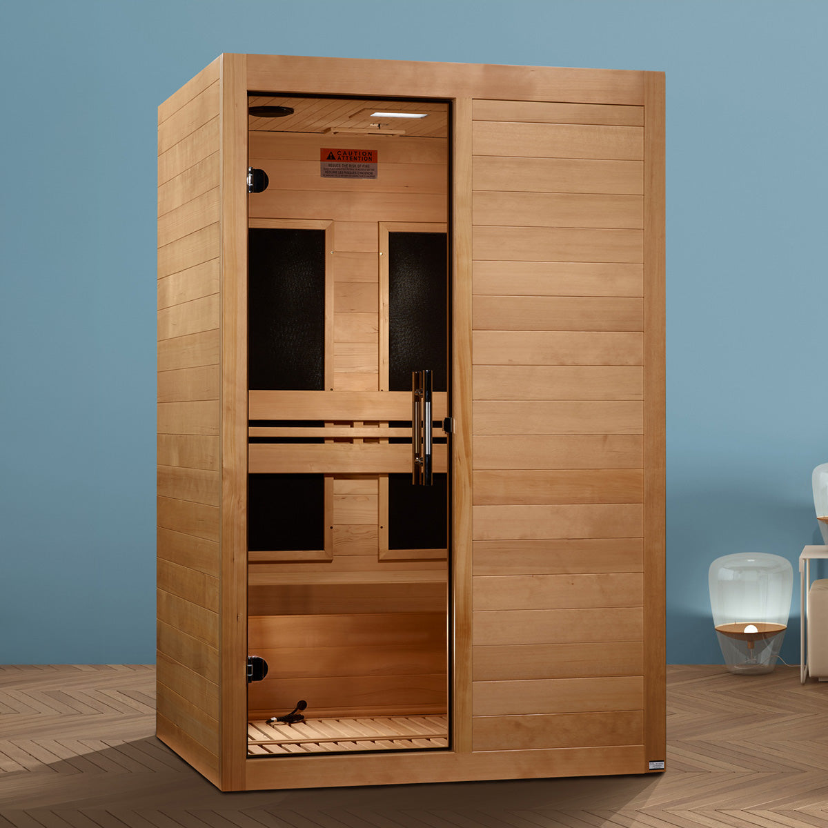 Golden Designs Maxxus S-Line Yoga 2-Person Low EMF FAR Infrared Sauna