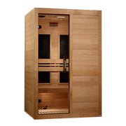 Golden Designs Maxxus S-Line Yoga 2-Person Low EMF FAR Infrared Sauna