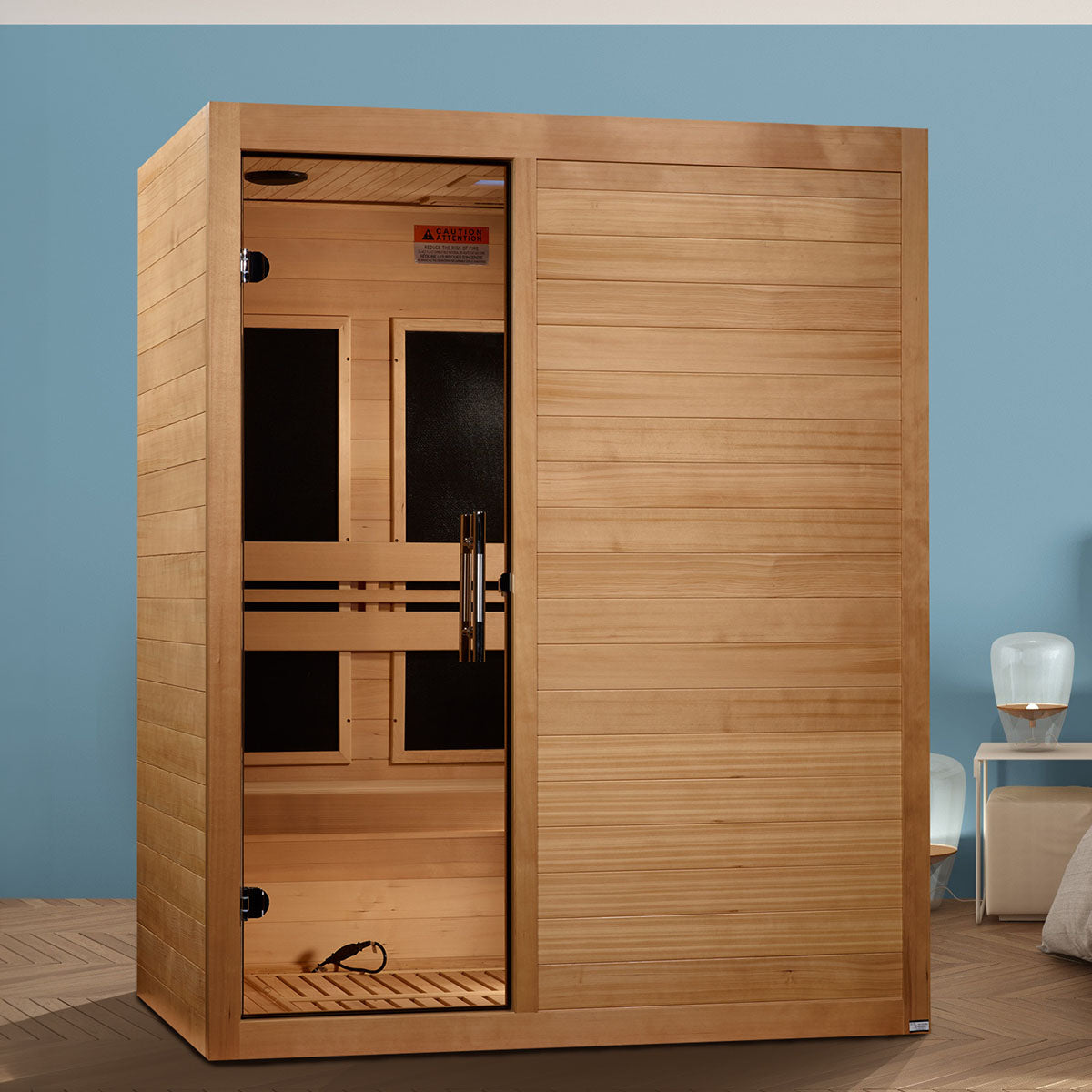 Golden Designs Maxxus S-Line Yoga 3-Person Low EMF FAR Infrared Sauna