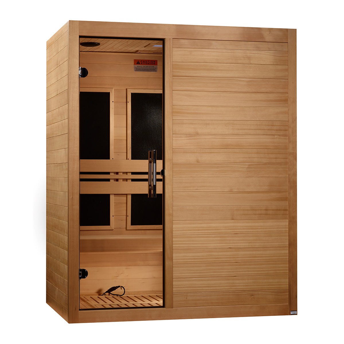Golden Designs Maxxus S-Line Yoga 3-Person Low EMF FAR Infrared Sauna