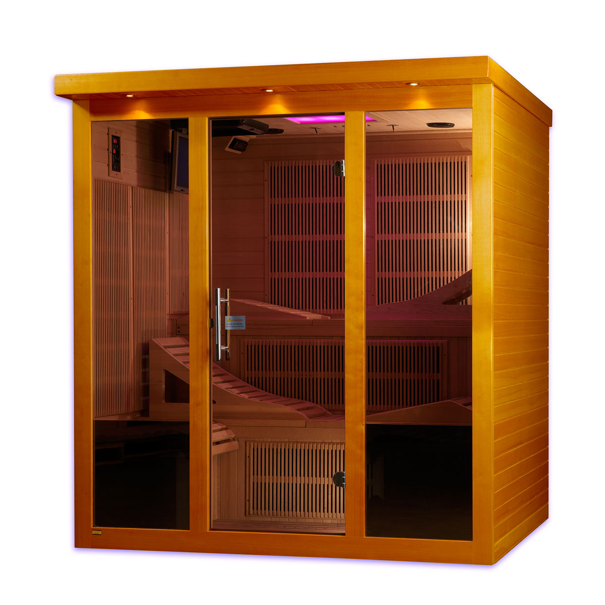 Golden Designs Dynamic Monaco Elite 6-person Ultra Low EMF FAR Infrared Sauna