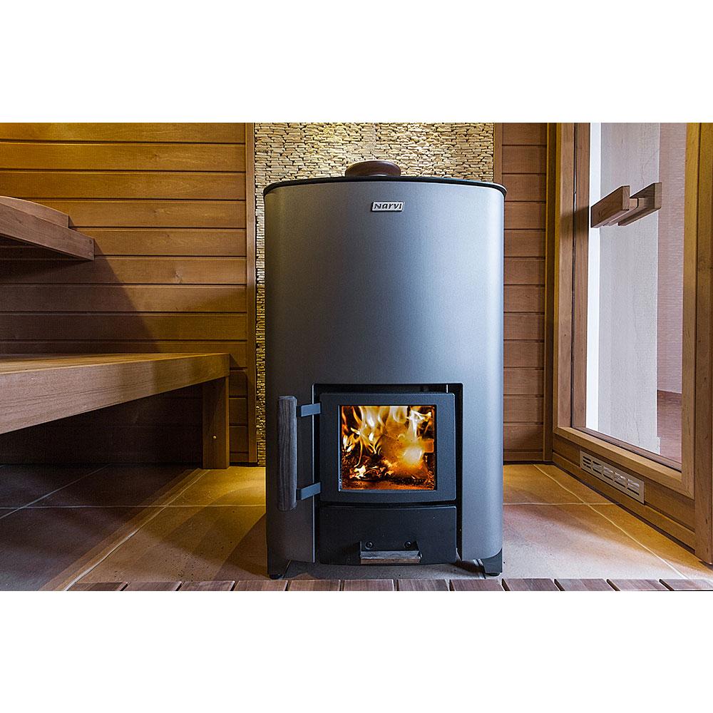 Narvi NC 20 Black - 16kW Wood Burning Sauna Stove