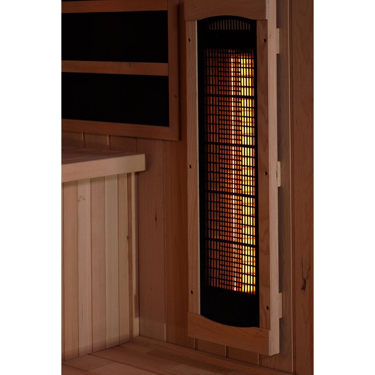 Golden Designs Reserve 4-Person Full Spectrum Infrared Sauna with Himalayan Salt Bar