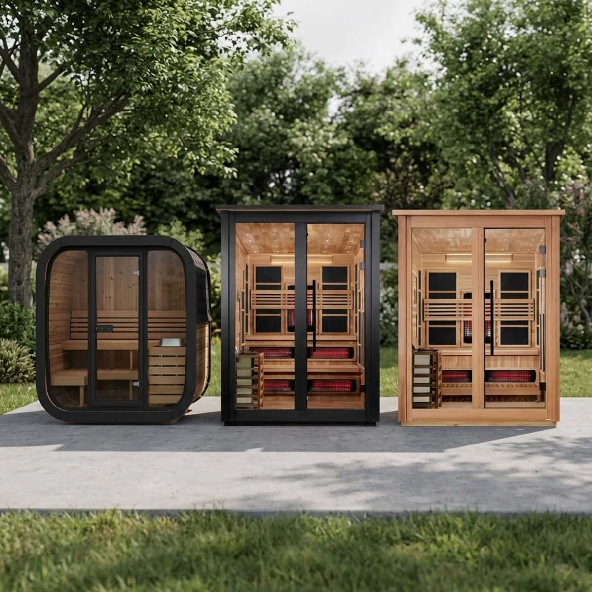 Outdoor Sauna Types: Traditional, Hybrid, and Infrared