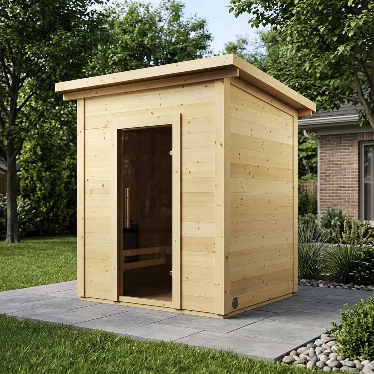 Outdoor Saunas for 1 to 8 People