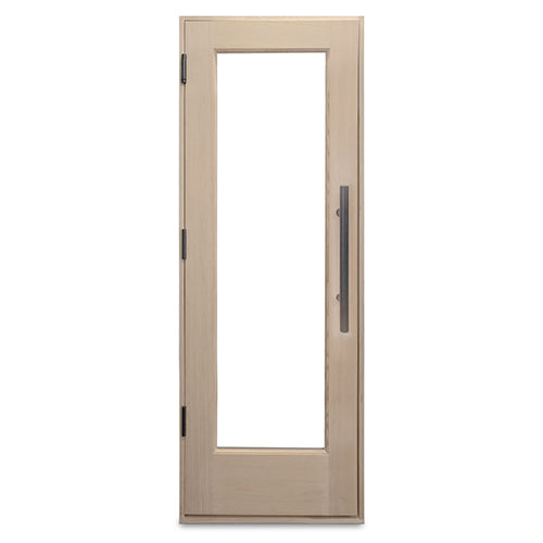 PROSAUNAS Prehung Solid Wood Sauna Door with Insulated Glass 24x70