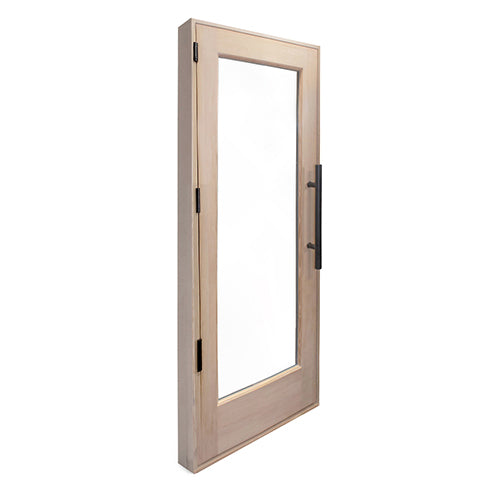 PROSAUNAS Prehung Solid Wood Sauna Door with Insulated Glass 24x70