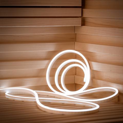 PROSAUNAS 1-Zone Dimmable White LED Light Strip Kit