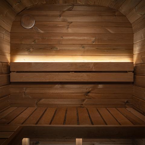 PROSAUNAS 3-Zone Dimmable White LED Light Strip Kit