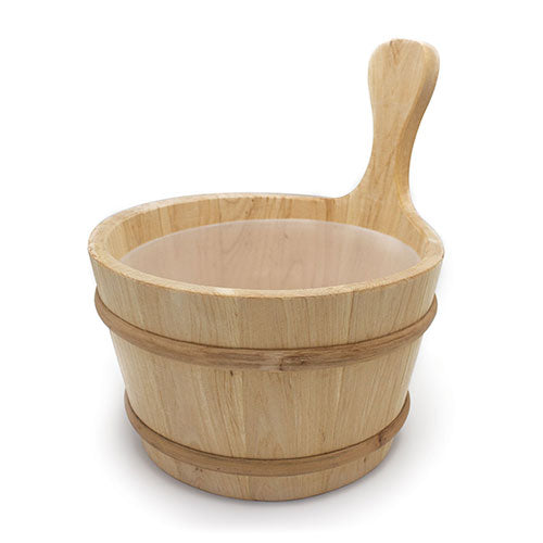 PROSAUNAS Wood Sauna Bucket - 4 Litre