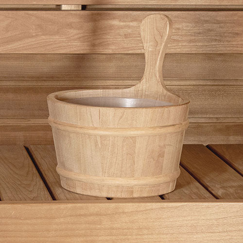 PROSAUNAS Wood Sauna Bucket - 4 Litre