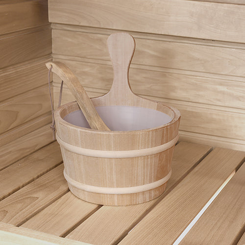 PROSAUNAS Wood Sauna Bucket - 4 Litre