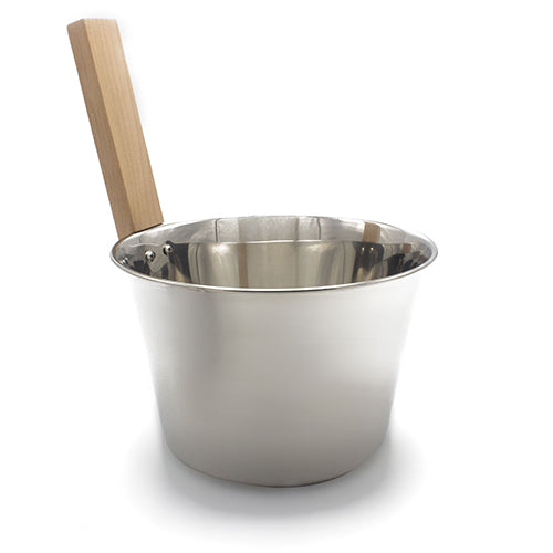 PROSAUNAS Stainless Sauna Bucket w/ Ladle