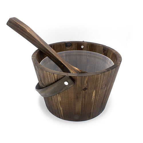 PROSAUNAS Spruce Sauna Pail w/ Ladle