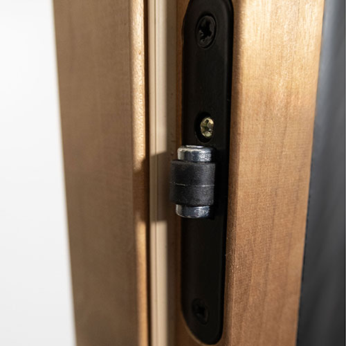 PROSAUNAS Prehung Clear Glass Sauna Door, Thermo-Aspen Frame 24x73