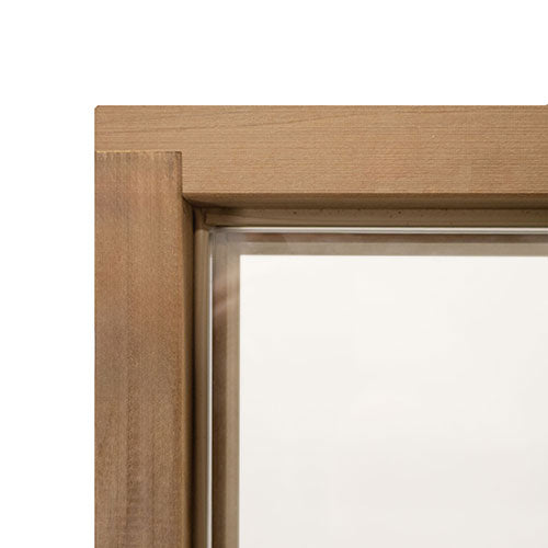 PROSAUNAS Prehung Clear Glass Sauna Door, Thermo-Aspen Frame 24x73