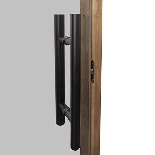 PROSAUNAS Prehung Tinted Glass Sauna Door, Thermo-Aspen Frame 24x73