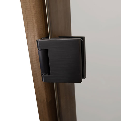 PROSAUNAS Prehung Tinted Glass Sauna Door, Thermo-Aspen Frame 24x73