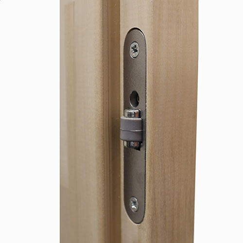 PROSAUNAS Prehung Clear Glass Sauna Door, Aspen 24x81