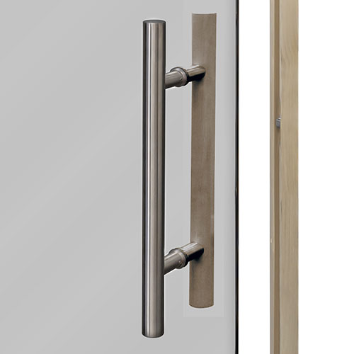 PROSAUNAS Prehung Tinted Glass Sauna Door, Aspen 24x81