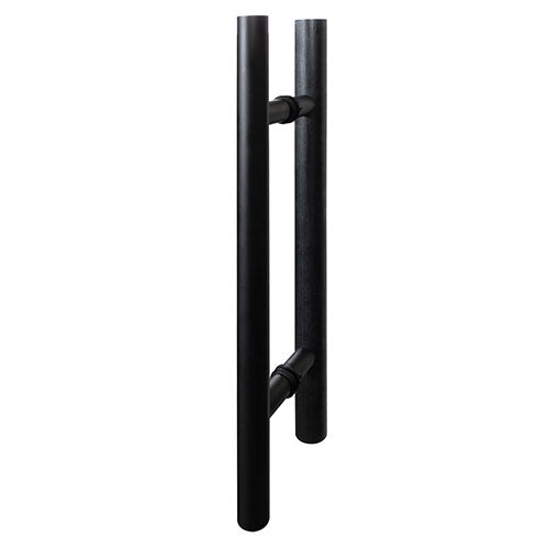 PROSAUNAS Prehung Clear Glass Sauna Door, Black Alder 24x81