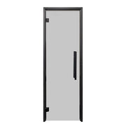 PROSAUNAS Prehung Tinted Glass Sauna Door, Black Alder 24x81