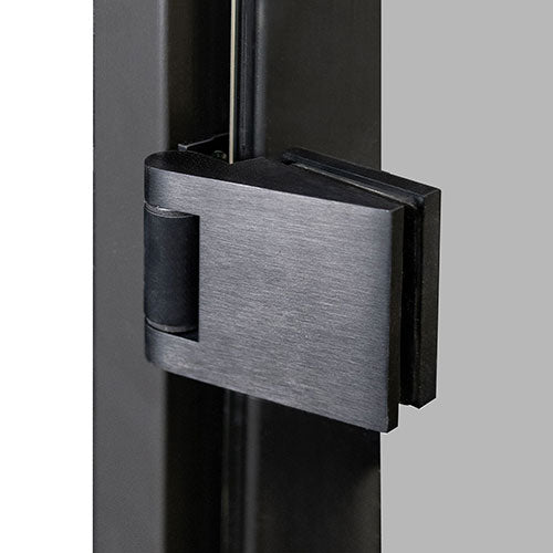 PROSAUNAS Prehung Tinted Glass Sauna Door, Black Alder 24x81