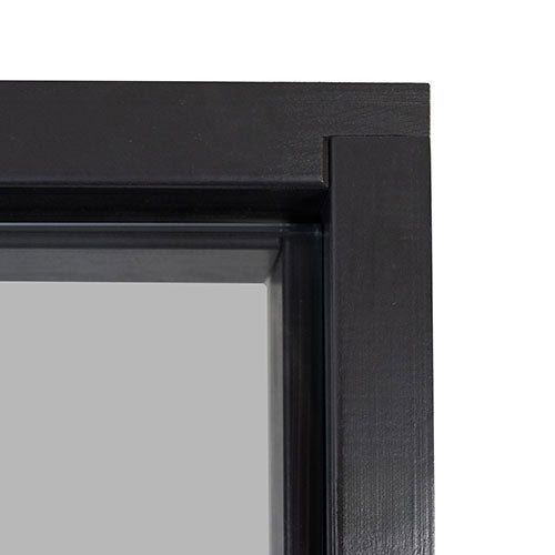 PROSAUNAS Prehung Tinted Glass Sauna Door, Black Alder 24x81