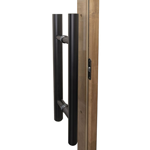 PROSAUNAS Prehung Clear Glass Sauna Door, Thermo-Aspen 24x81