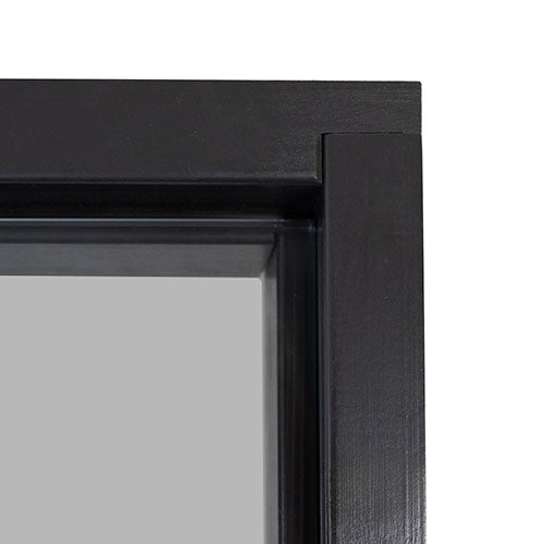 PROSAUNAS Prehung ADA Tinted Glass Sauna Door, Black Alder 36x81