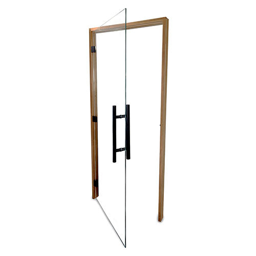 PROSAUNAS Prehung ADA Clear Glass Sauna Door, Thermo-Aspen 36x81