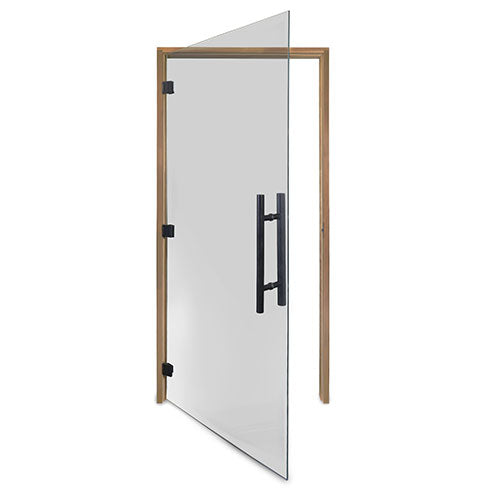 PROSAUNAS Prehung ADA Tinted Glass Sauna Door, Thermo-Aspen 36x81