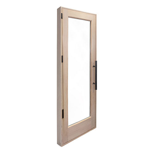 PROSAUNAS Prehung Solid Wood Sauna Door with Insulated Glass 24x80