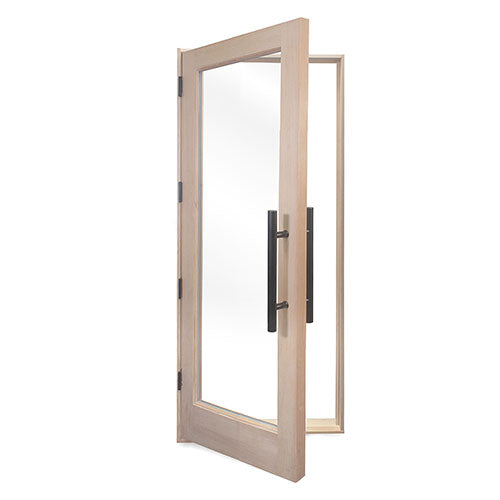 PROSAUNAS Prehung Solid Wood Sauna Door with Insulated Glass 30x80