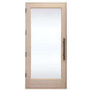 PROSAUNAS Prehung Solid Wood Sauna Door with Insulated Glass 36x80