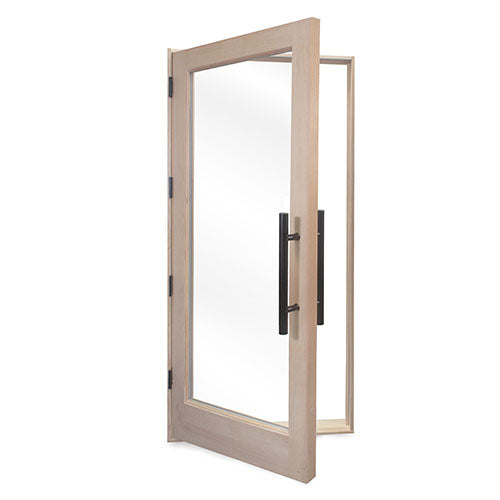 PROSAUNAS Prehung Solid Wood Sauna Door with Insulated Glass 36x80