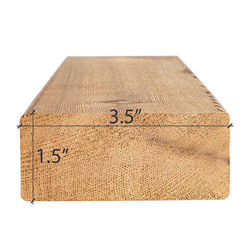 PROSAUNAS Cedar 2X4 STK S4SEE