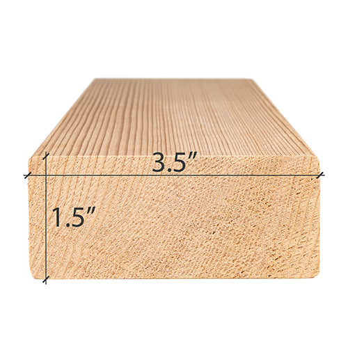 PROSAUNAS Cedar 2X4 VG S4SEE