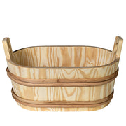 ProSaunas Wood Oval Sauna Bucket – 7.6 Liter
