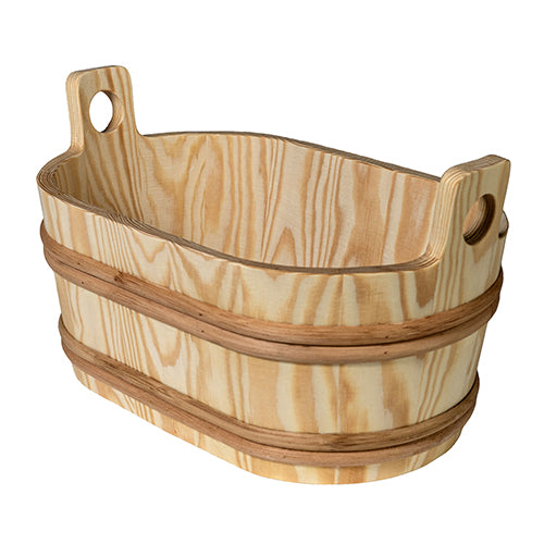 ProSaunas Wood Oval Sauna Bucket – 7.6 Liter