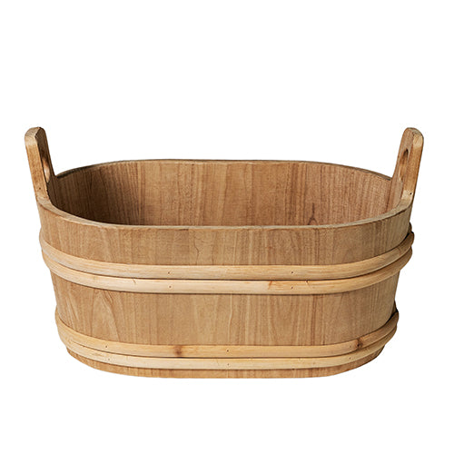 ProSaunas Wood Oval Sauna Bucket – 7.6 Liter