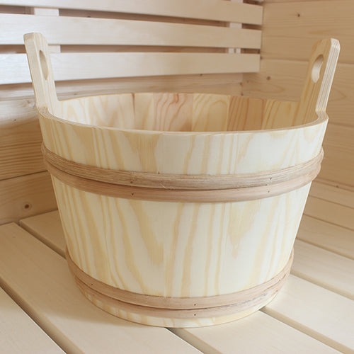 PROSAUNAS XL Wood Sauna Bucket - 12 Litre