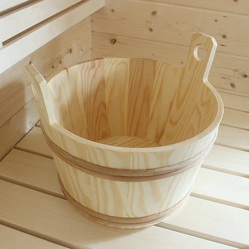 PROSAUNAS XL Wood Sauna Bucket - 12 Litre