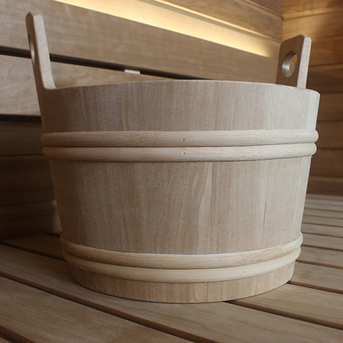 PROSAUNAS XL Wood Sauna Bucket - 12 Litre