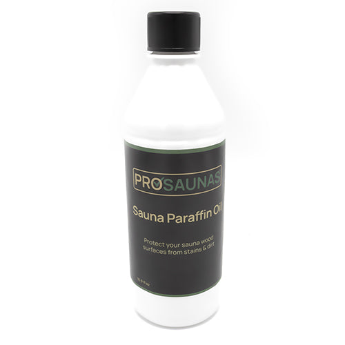PROSAUNAS Sauna Paraffin Wood Oil, 16.9 fl. oz. (500ml)