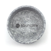 SaunaLife Coaster and Aroma Cup in Carelian Soapstone