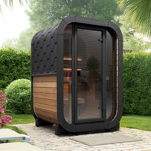 SaunaLife Cube CL3G Luxury 2 Person Outdoor Sauna